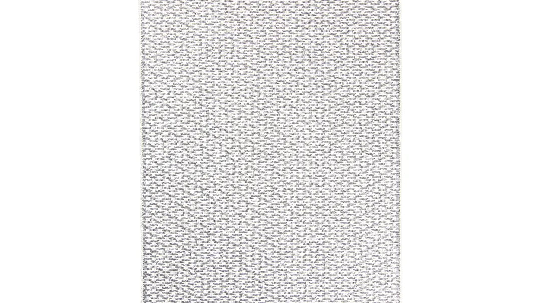 Gray geometric check machine washable area rug airing out flat before first use
