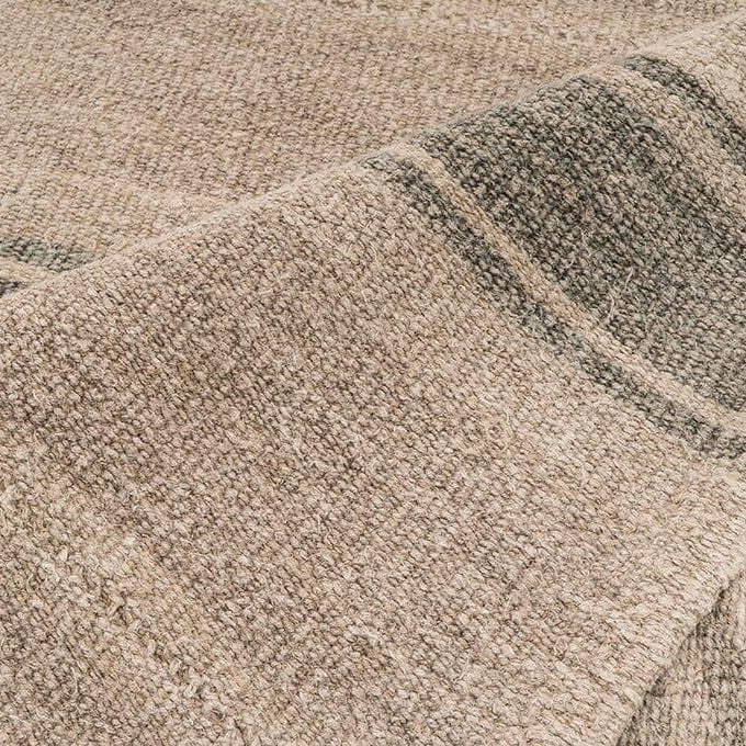 Hemp Bouquet Handwoven Vintage Hemp Rug, Anatolian - 01-00008 - Arconiz
