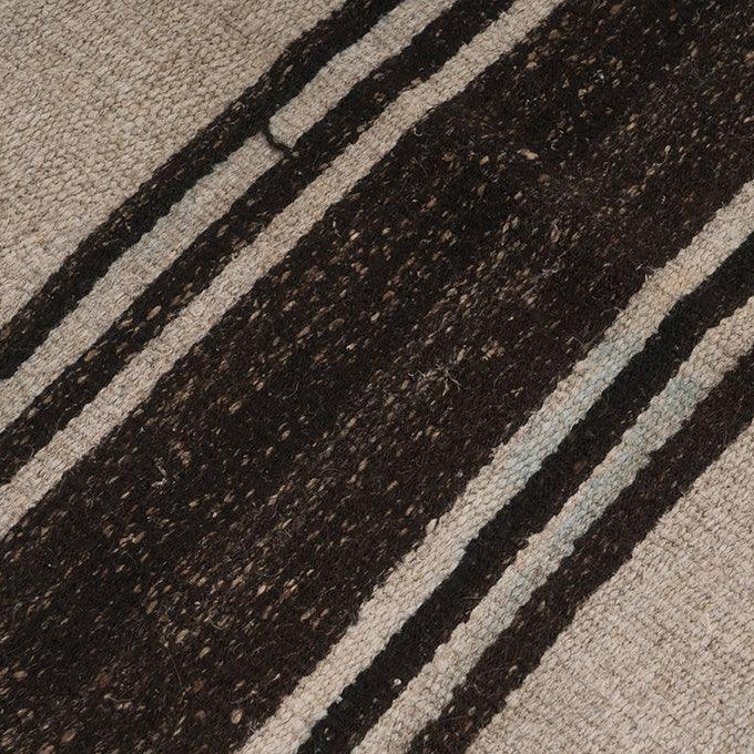 Hemp Bouquet Handwoven Vintage Hemp Rug - 01-00128 - Arconiz