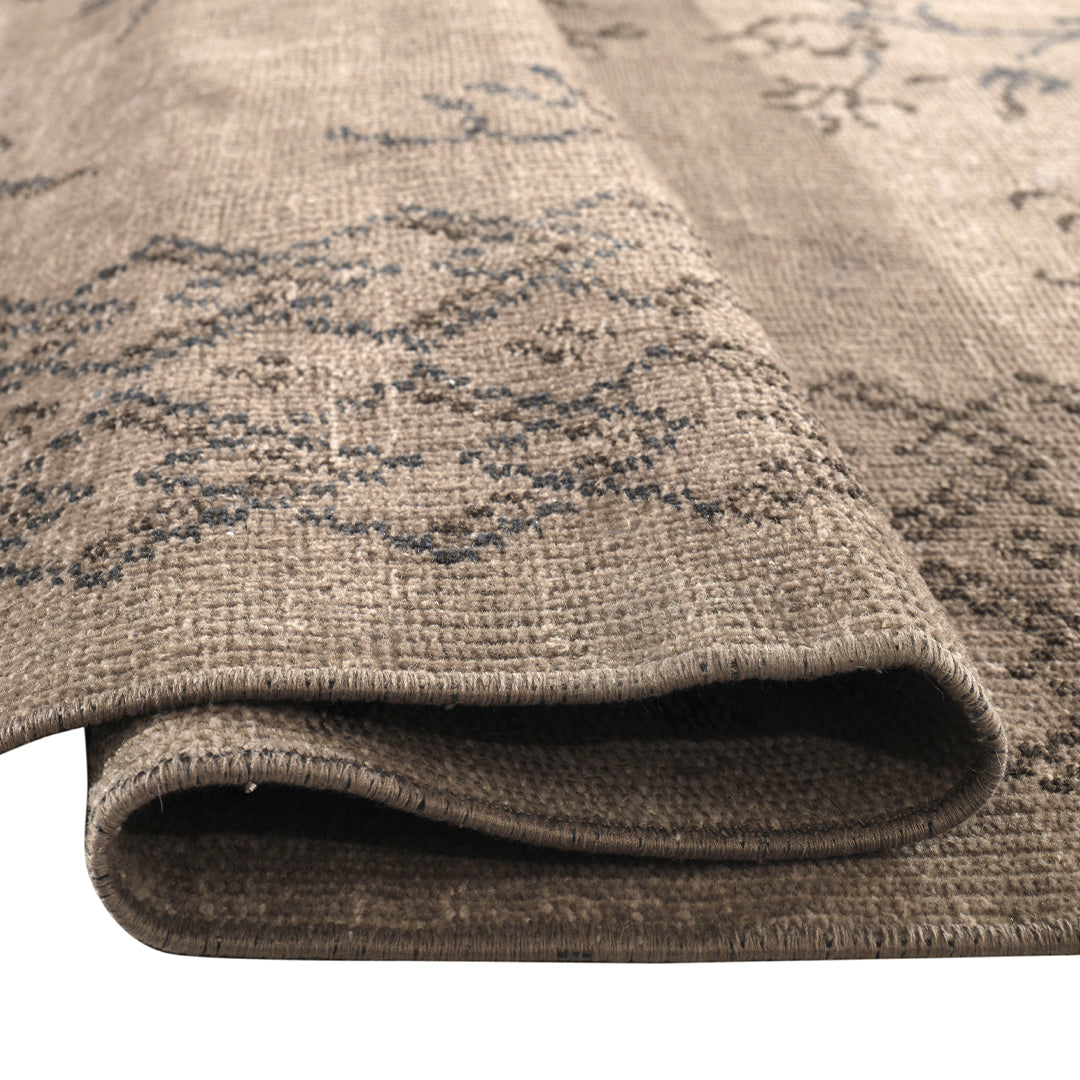 Vintage Beige Turkish Medallion Rug - TUR-BEI-HER-59-002 - Arconiz