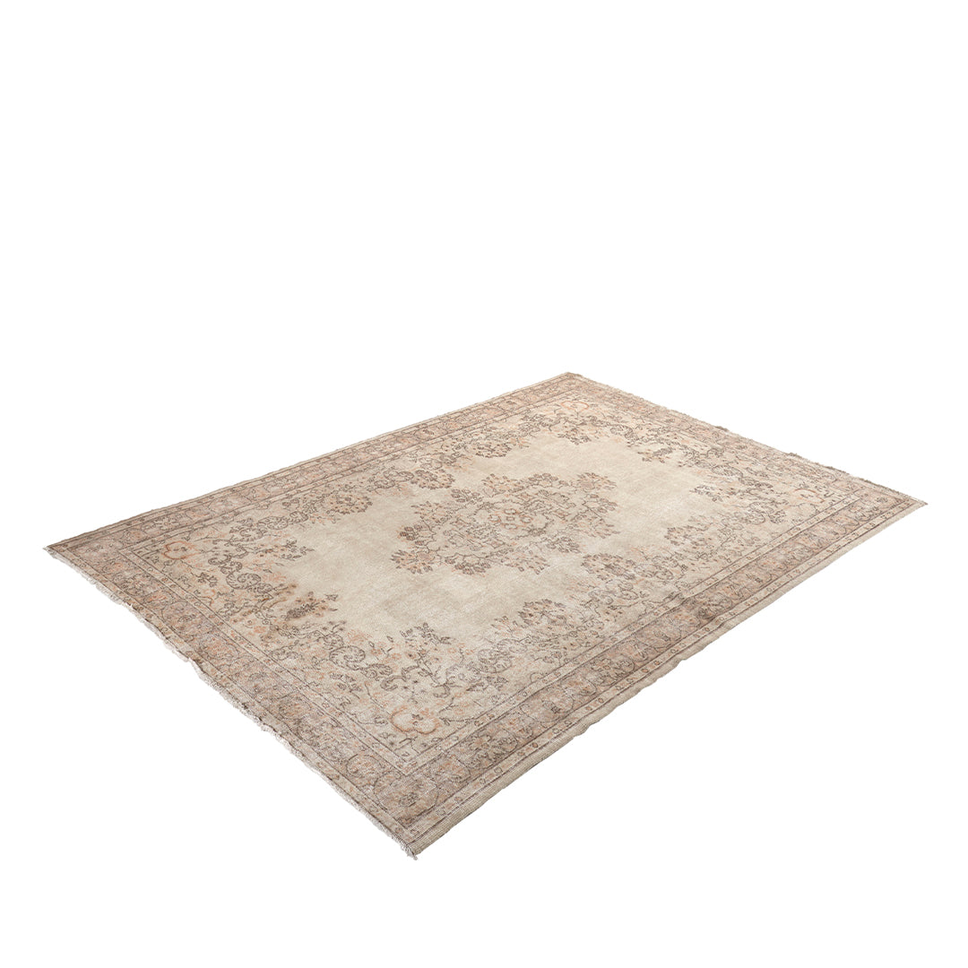 Vintage Cream Turkish Medallion Rug - TUR-CRM-OTT-69-004 - Arconiz