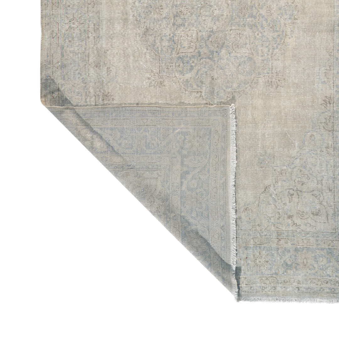 Vintage Beige Turkish Medallion Rug - TUR-BEI-ETH-610-003 - Arconiz