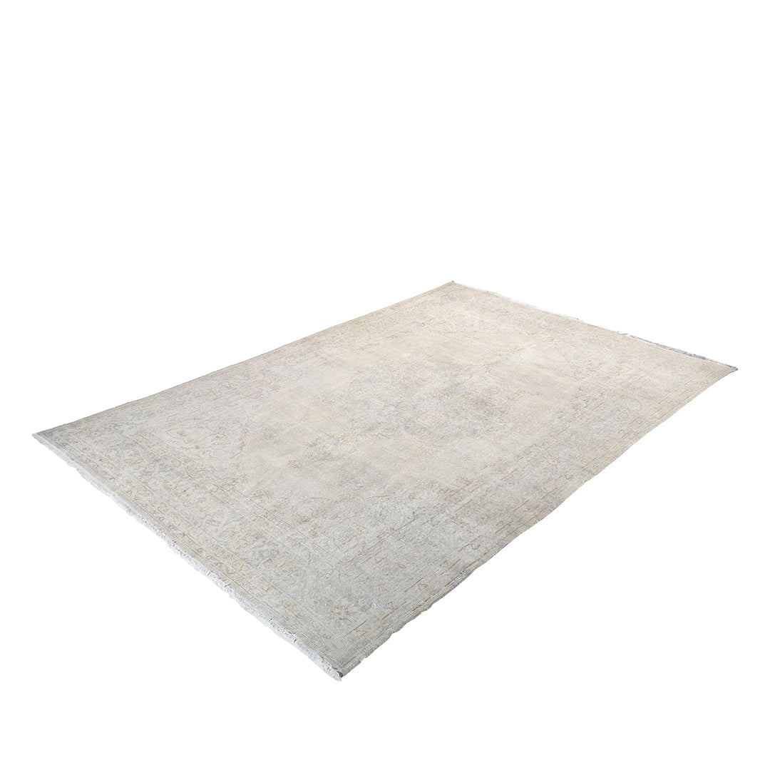 Vintage Beige Turkish Medallion Rug - TUR-BEI-ETH-610-003 - Arconiz