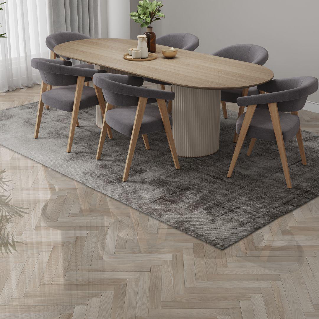 Vintage Gray Turkish Distressed Rug - TUR-GRY-GHO-68-009 - Arconiz