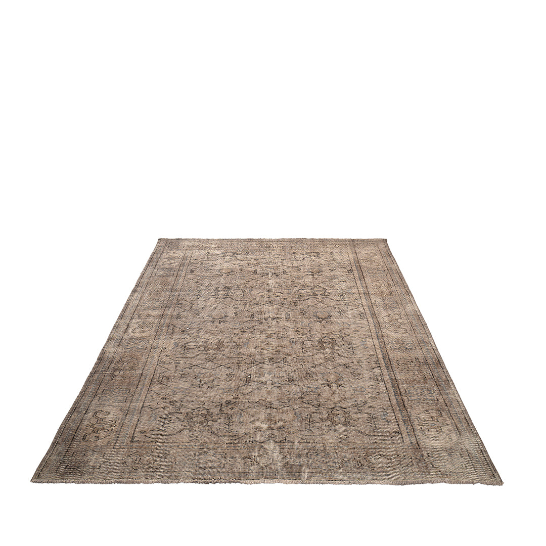 Vintage Beige Turkish Medallion Rug - TUR-BEI-MED-69-001 - Arconiz