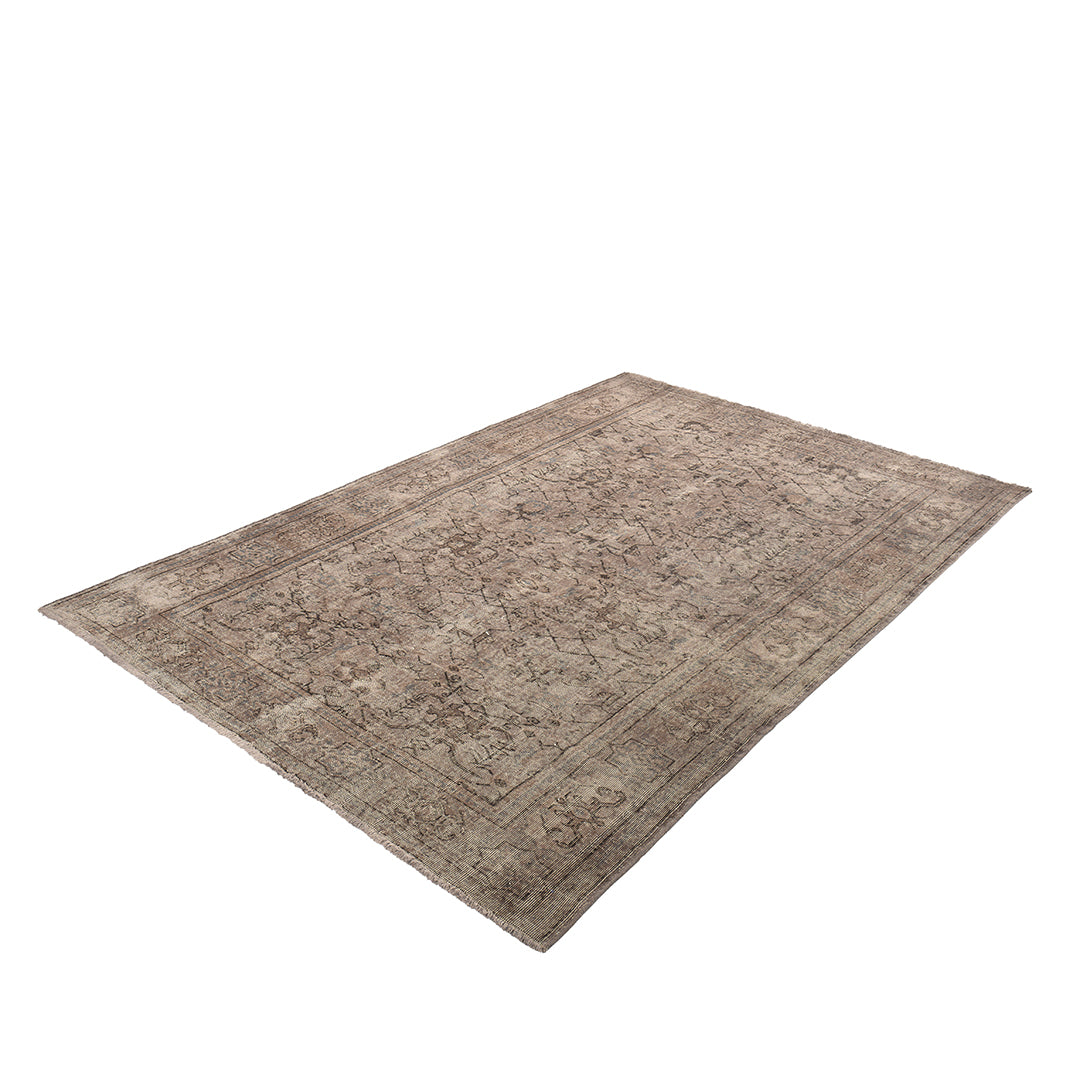 Vintage Beige Turkish Medallion Rug - TUR-BEI-MED-69-001 - Arconiz