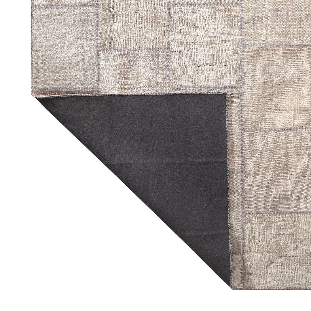 Vintage Beige Patchwork Turkish Rug - TUR-BEI-PAT-810-001 - Arconiz