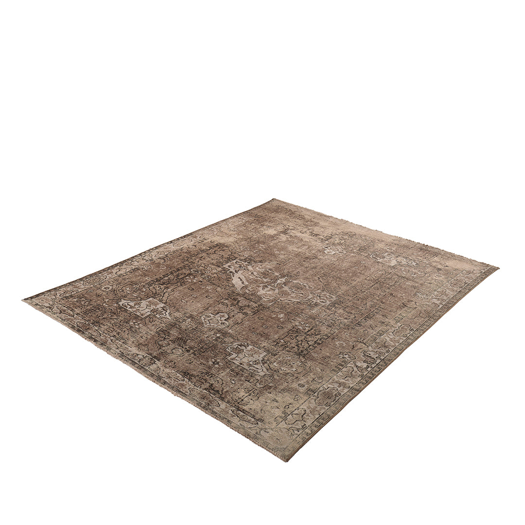 Vintage Gray Turkish Medallion Rug - TUR-GRY-TWL-68-006 - Arconiz