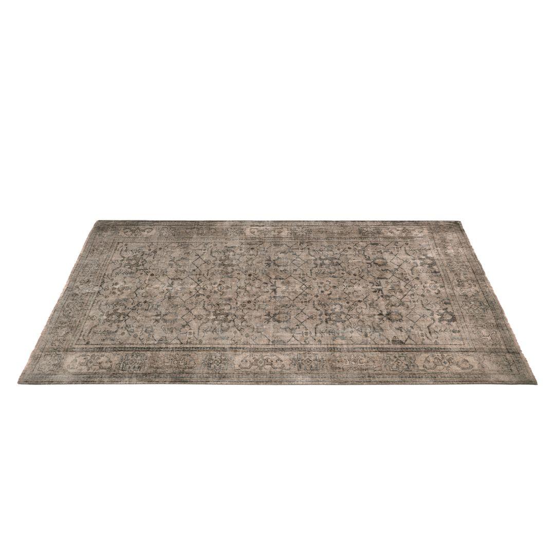 Vintage Beige Turkish Medallion Rug - TUR-BEI-MED-69-001 - Arconiz