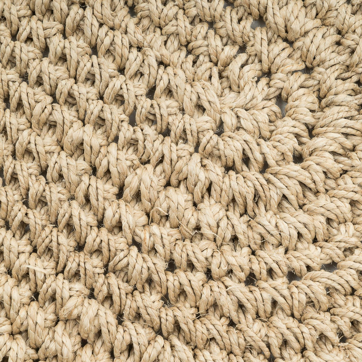 Hand Crocheted Handspun Hemp Oval Doormat - 9IHRDOK007006 - Arconiz