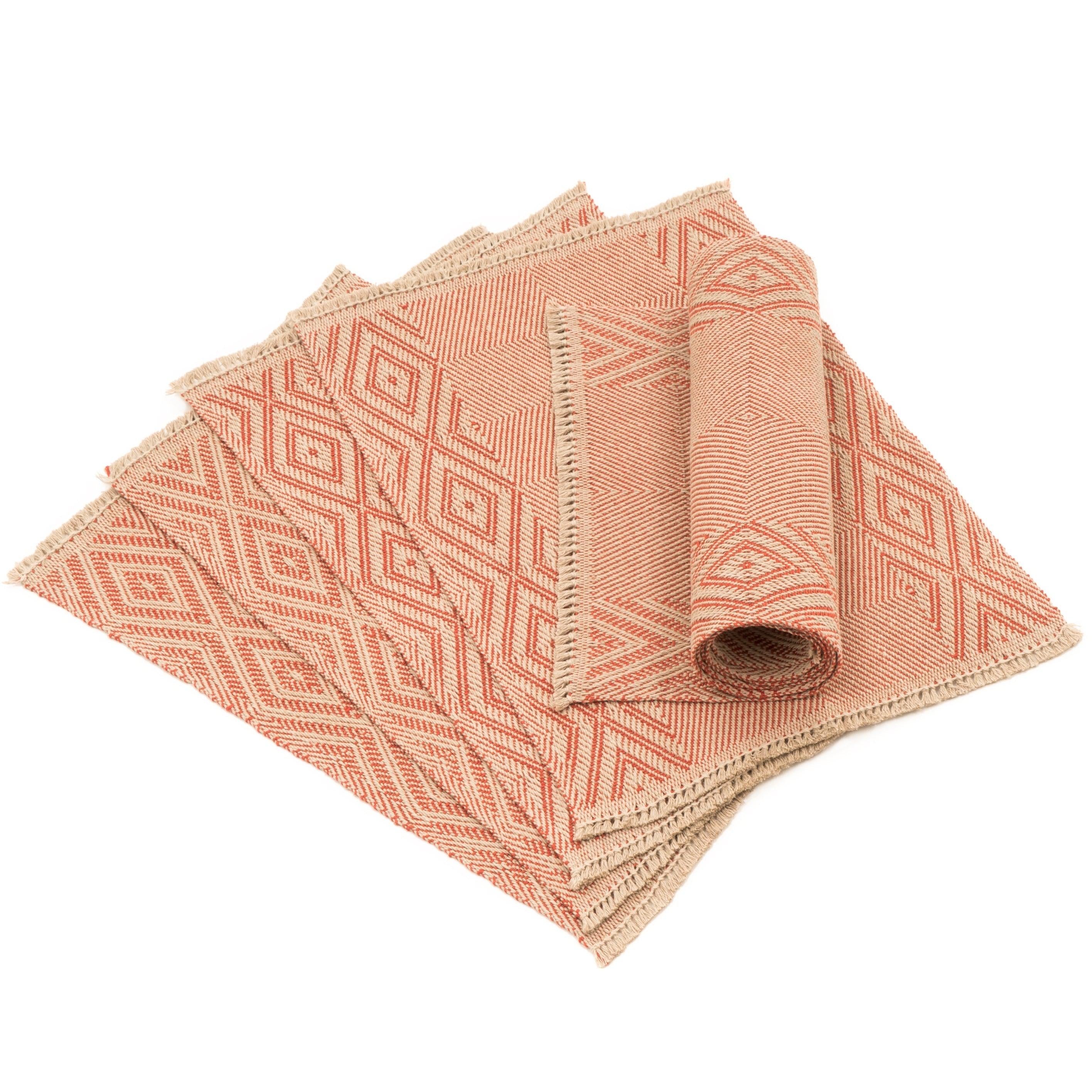 Oriental Handwoven Hemp Placemat & Table Runner Set - 9IHRDOK001038 - Arconiz