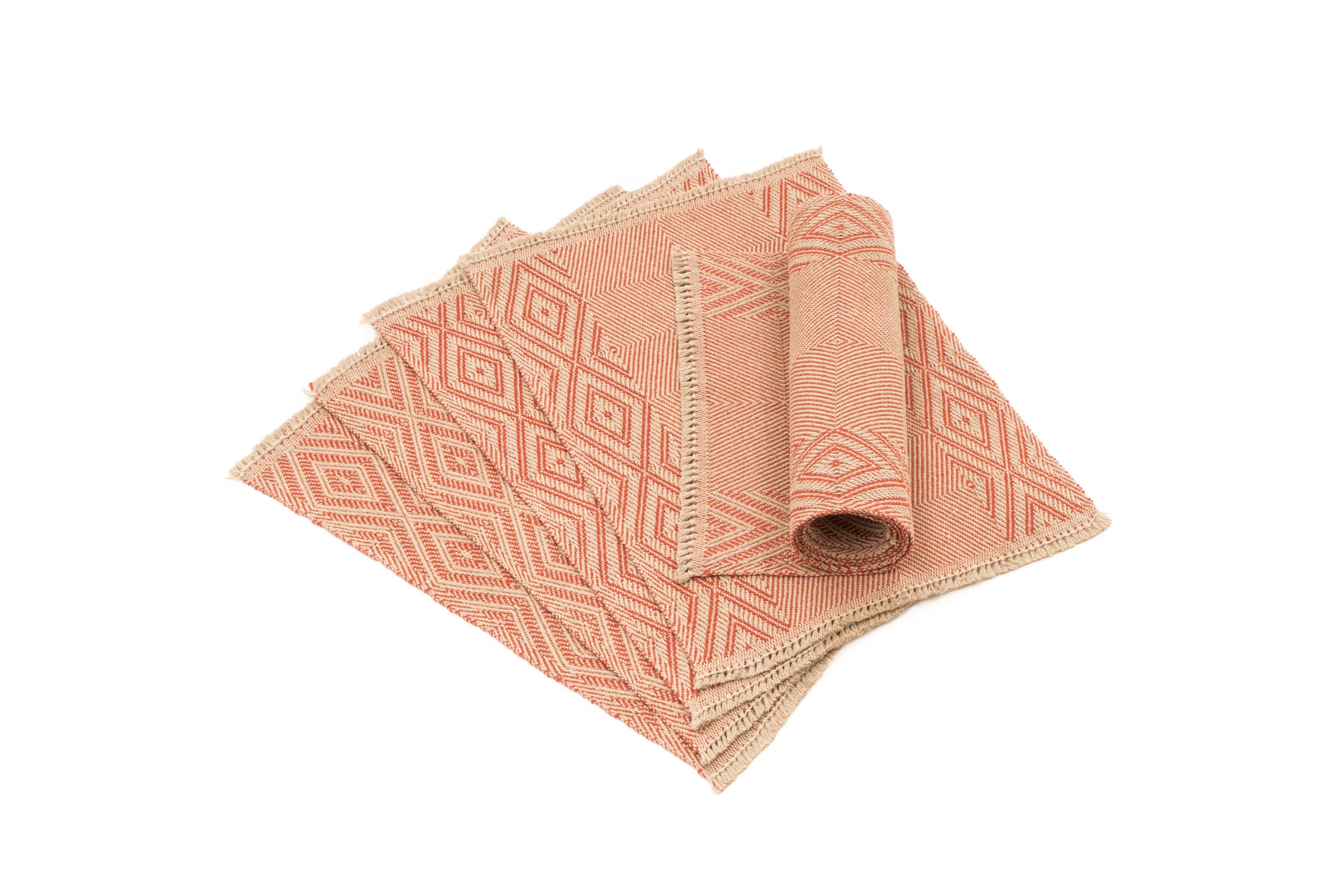 Oriental Handwoven Hemp Placemat & Table Runner Set - 9IHRDOK001038 - Arconiz