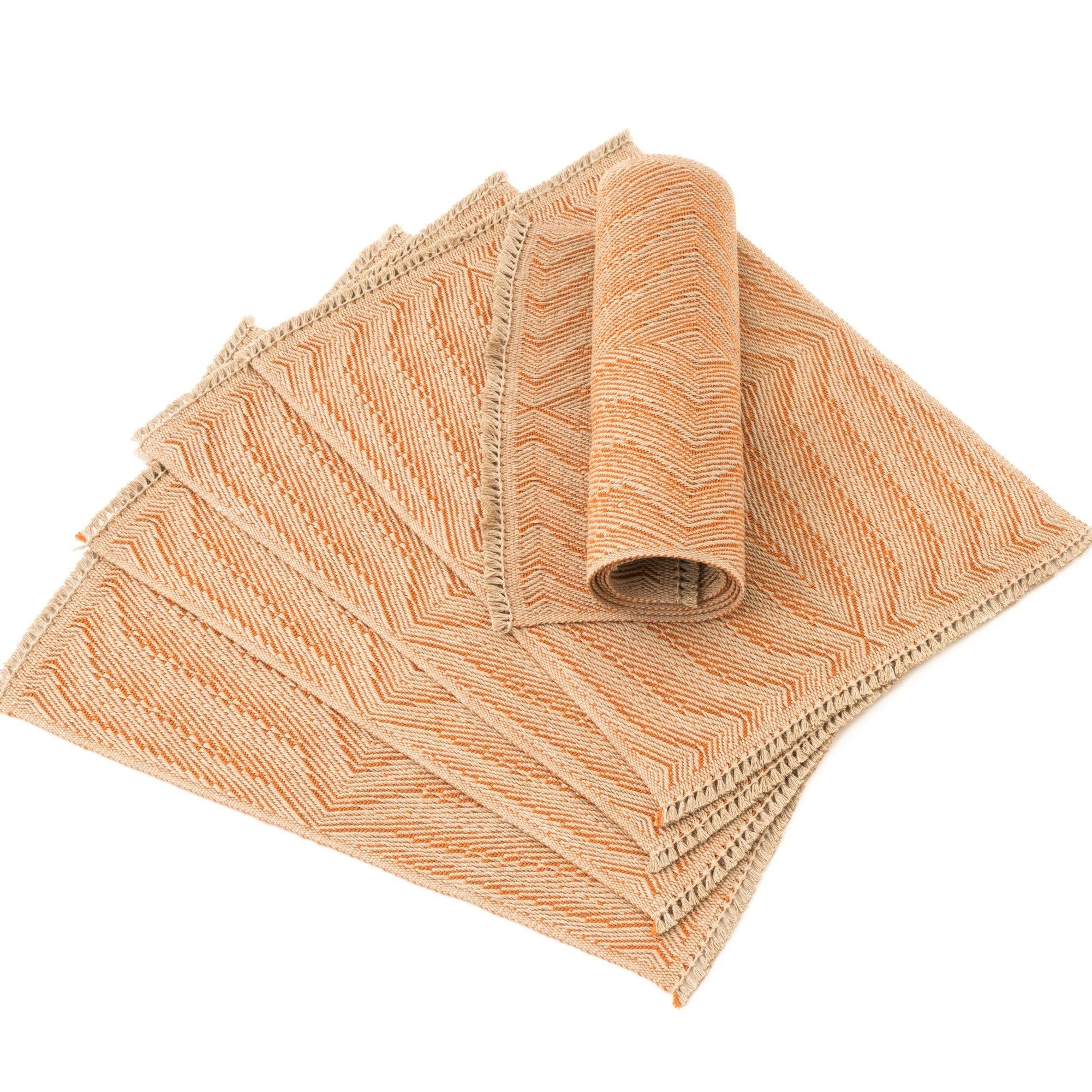 Waves Handwoven Hemp Placemat & Table Runner Set - 9IHRDOK001048 - Arconiz