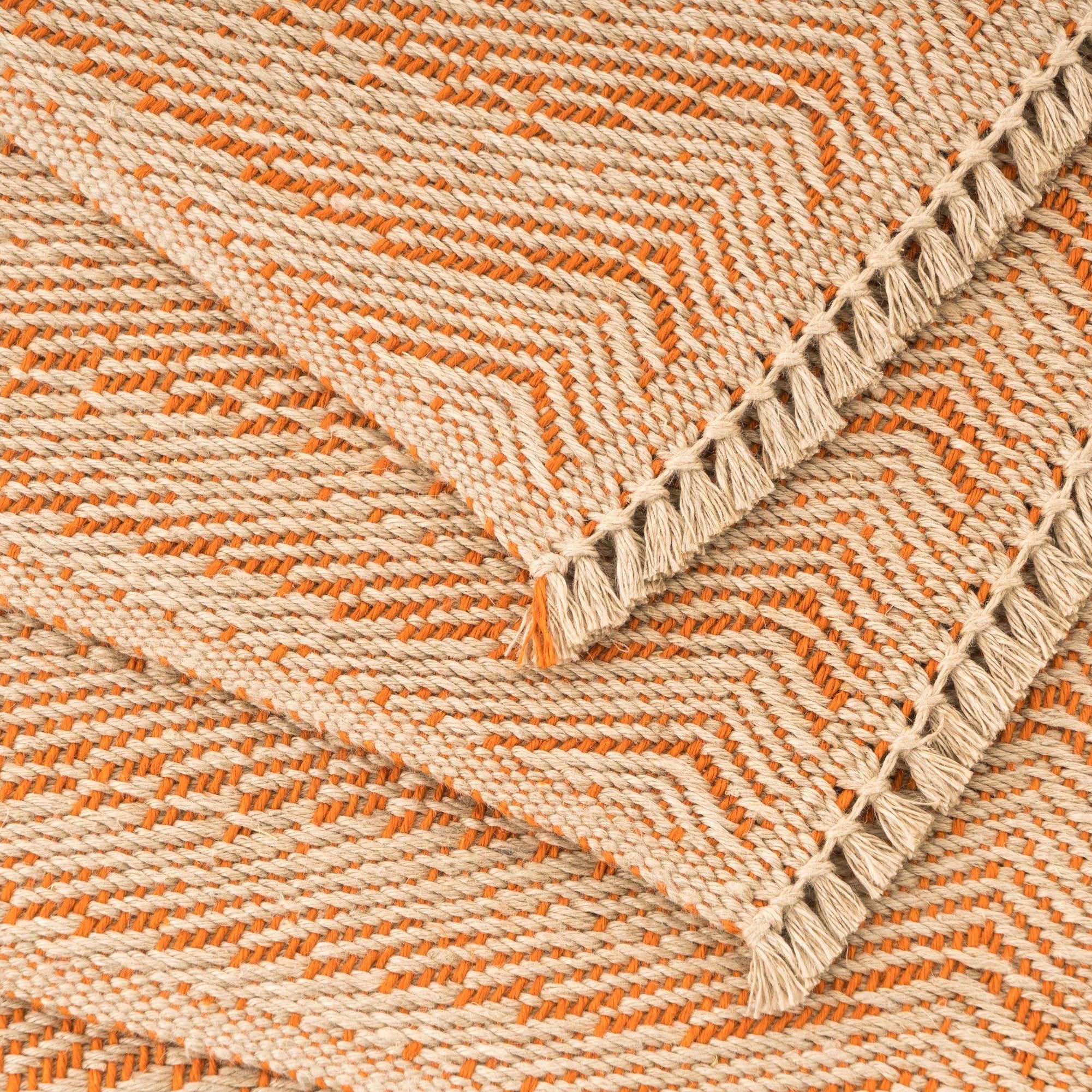Waves Handwoven Hemp Placemat & Table Runner Set - 9IHRDOK001048 - Arconiz