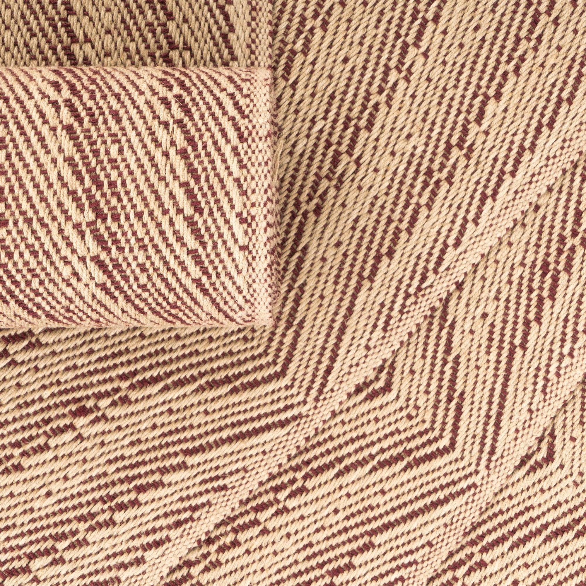 Waves B Handwoven Hemp Placemat & Table Runner Set - 9IHRDOK001050 - Arconiz