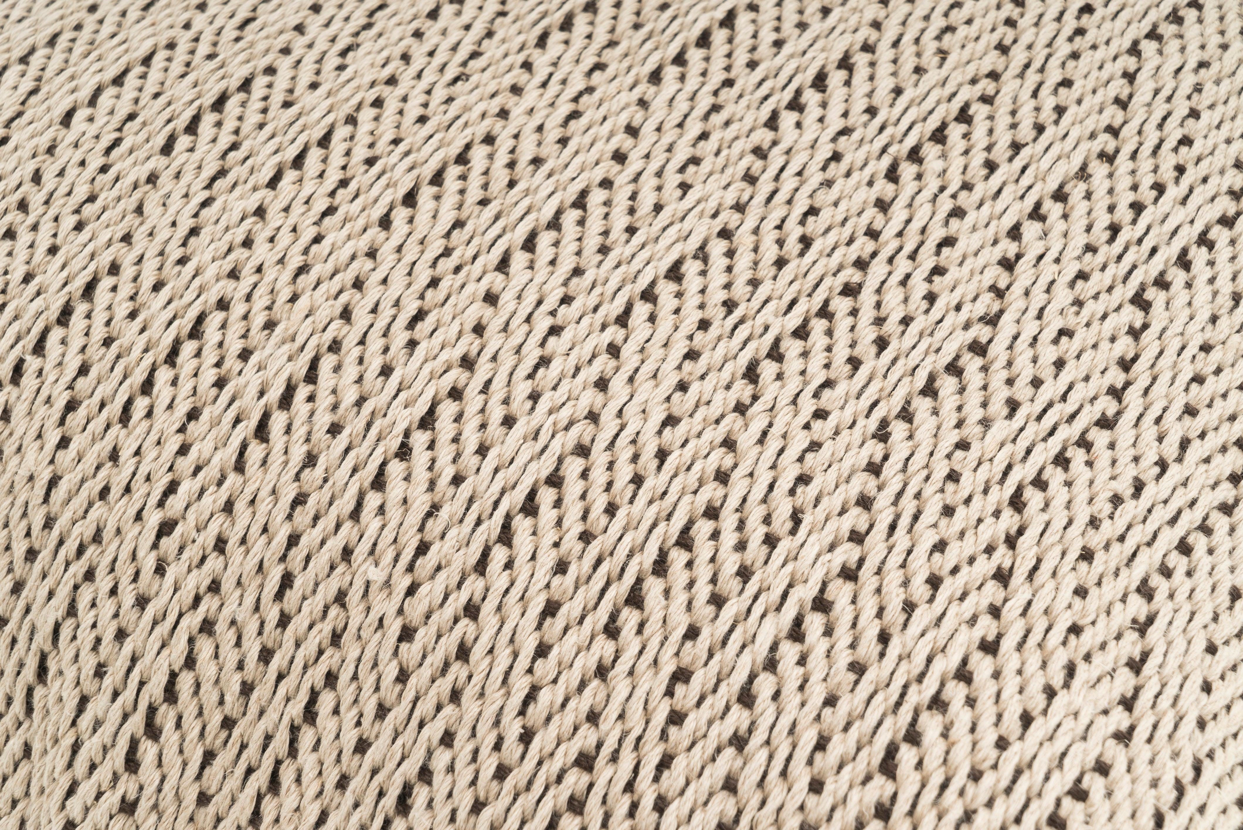Handwoven Hemp Pillow Case, Beige - 9IHRDOK002011 - Arconiz