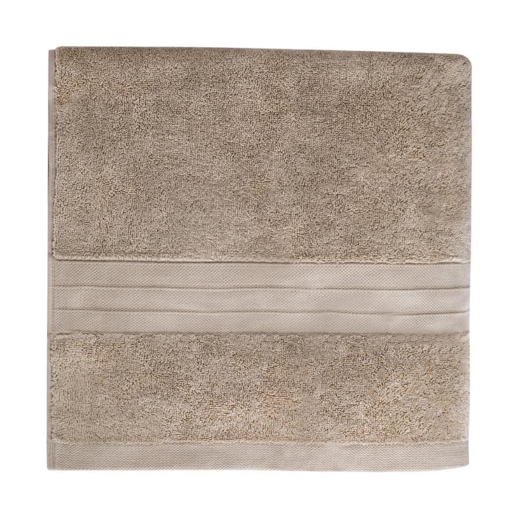 Light Taupe Turkish Cotton Luxury Bath Towel - BAT-LT-BRO-30X56-1.6.1 - Arconiz