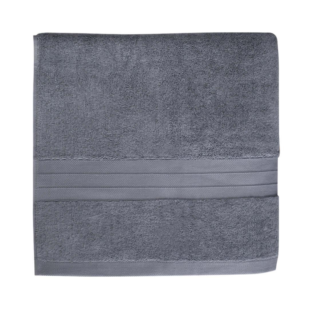 Light Grey Turkish Cotton Luxury Bath Towel - BAT-LT-LGR-30X56-1.6.1 - Arconiz