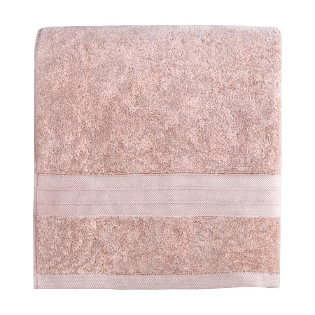 Blush Pink Turkish Cotton Luxury Bath Towel - BAT-LT-PIN-30X56-1.6.1 - Arconiz