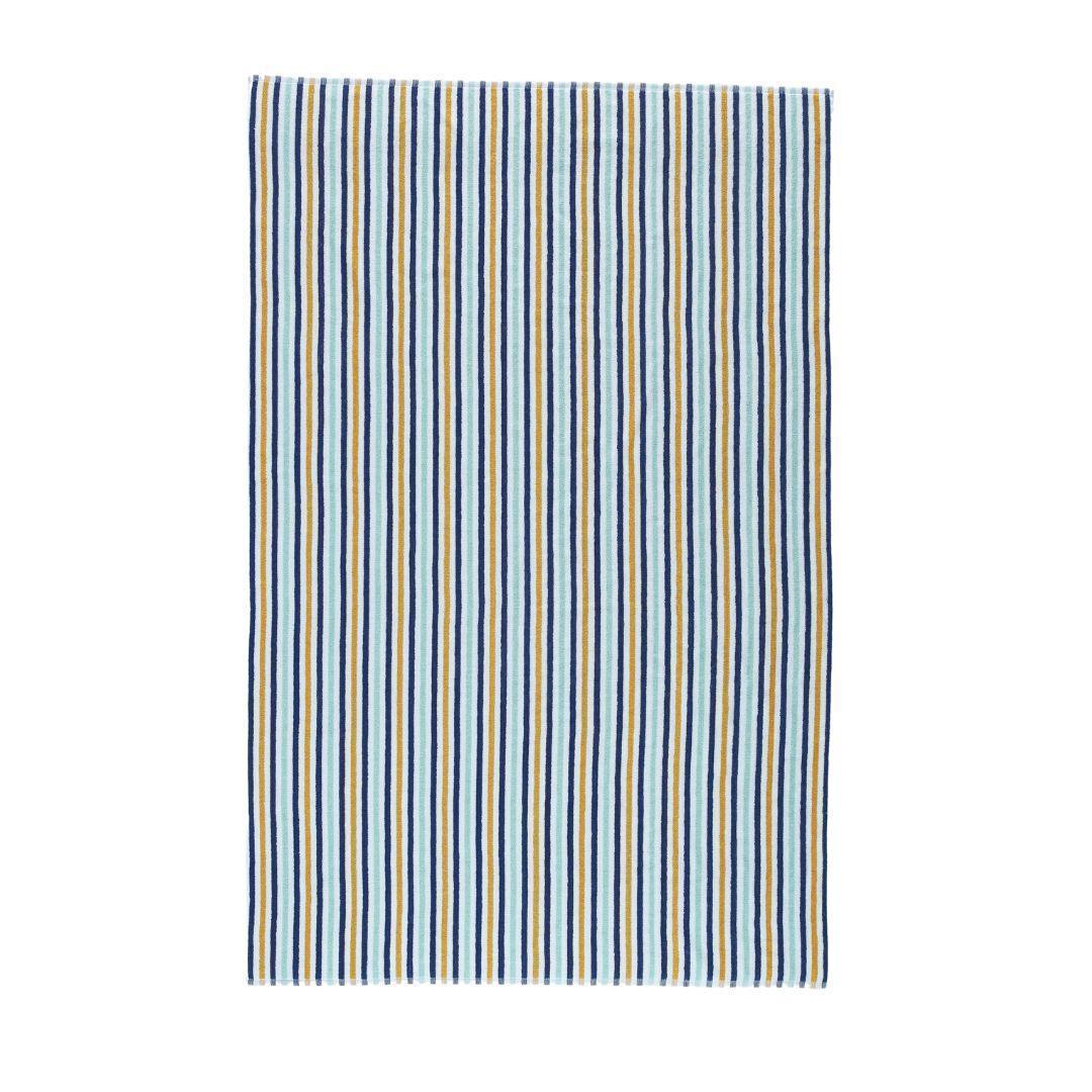 Cabana Beach Turkish Cotton Towel Terry Striped Single Aqua - CIZ-AQUA-39.59-1.2.1 - Arconiz