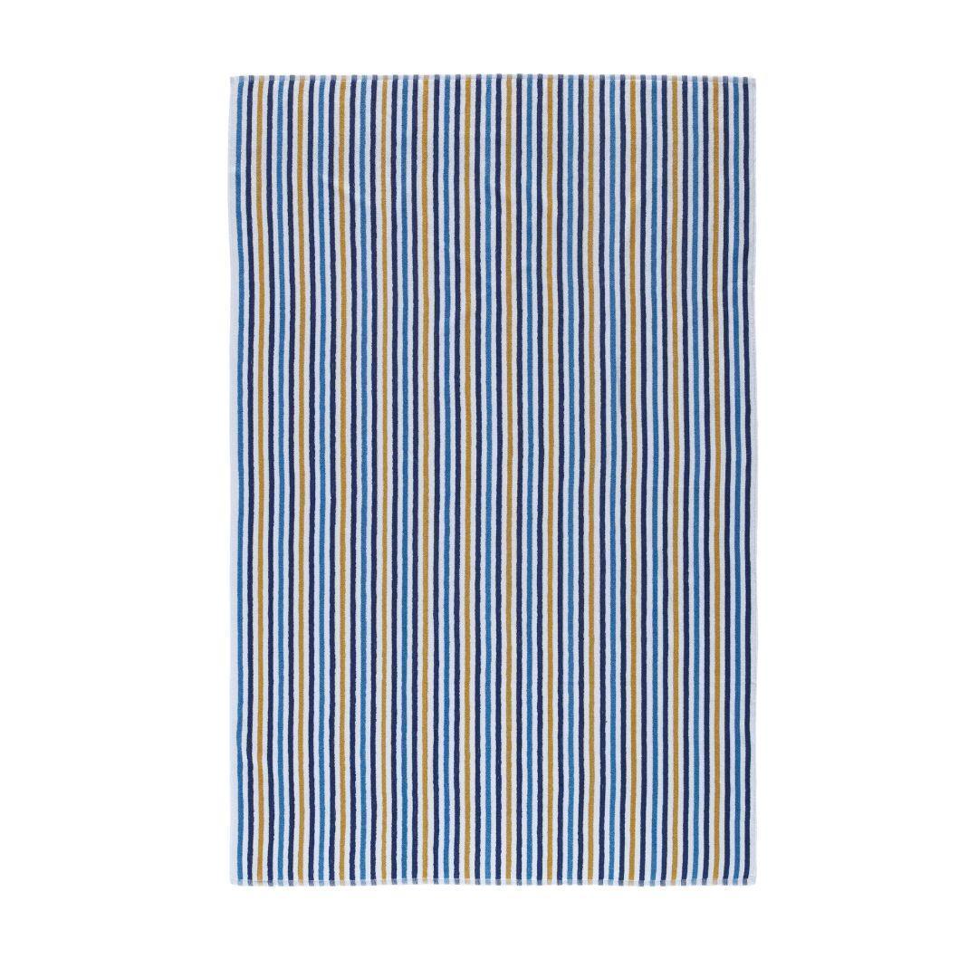 Cabana Beach Turkish Cotton Towel Terry Striped Single Blue - CIZ-BLUE-39.59-1.2.1 - Arconiz
