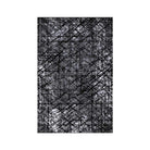 Modern Abstract Area Rug - Charcoal, Soft, Durable for High Traffic - DIA-23354-ANT-8X10-5.1 - Arconiz