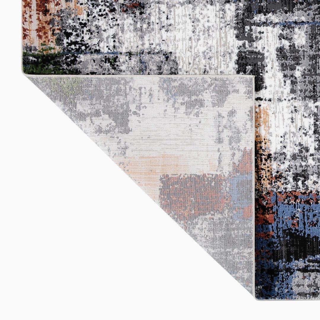 Multicolor Abstract Area Rug - High Pile, Durable, Soft Underfoot - DIA-25095-MUL-5X7-5.1 - Arconiz
