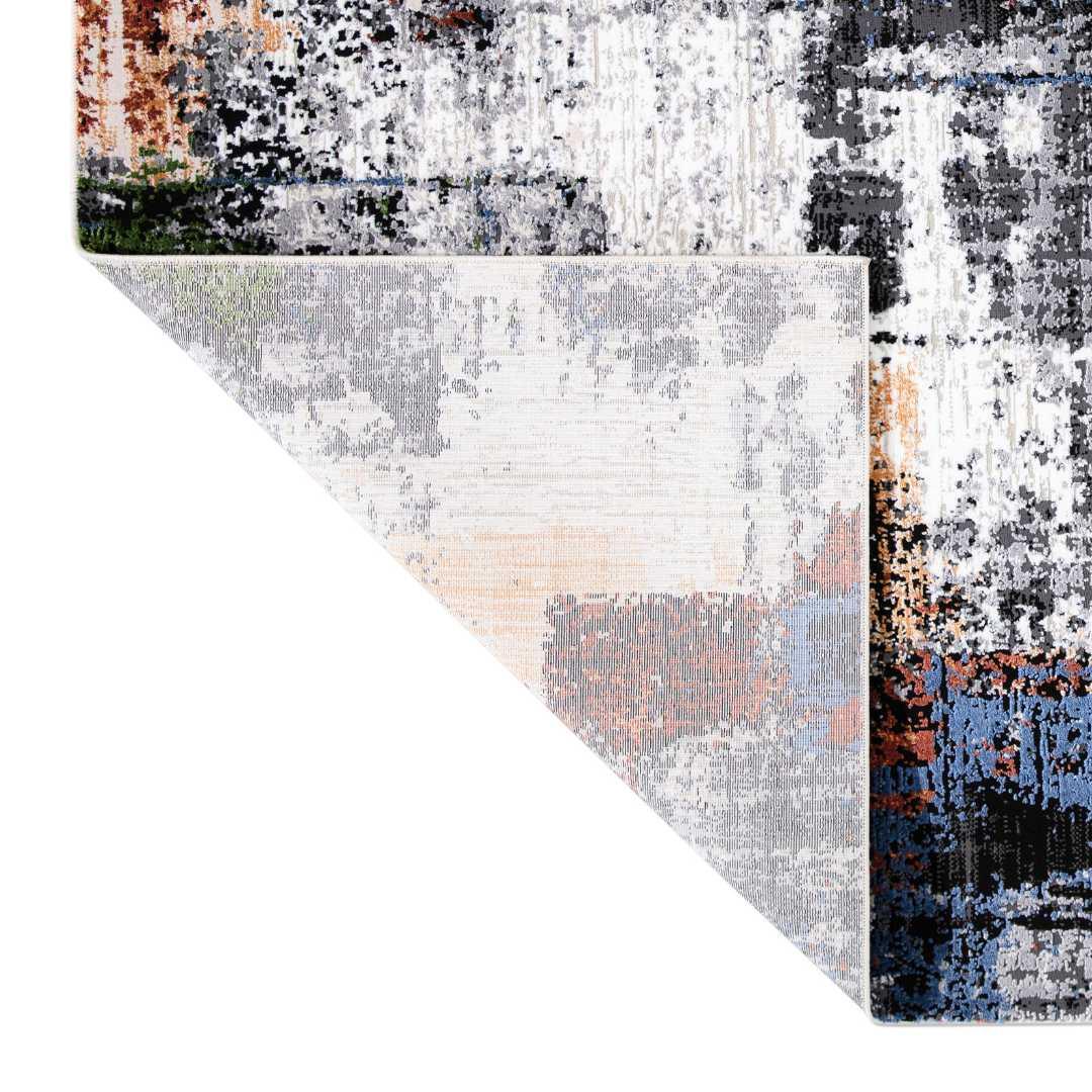 Multicolor Abstract Area Rug - High Pile, Durable, Soft Underfoot - DIA-25095-MUL-5X7-5.1 - Arconiz