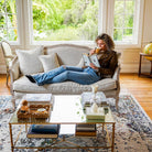White Multicolor Abstract Area Rug - Thick, Soft High Pile, Durable - DIA-27149-MUL-3X5-5.1 - Arconiz
