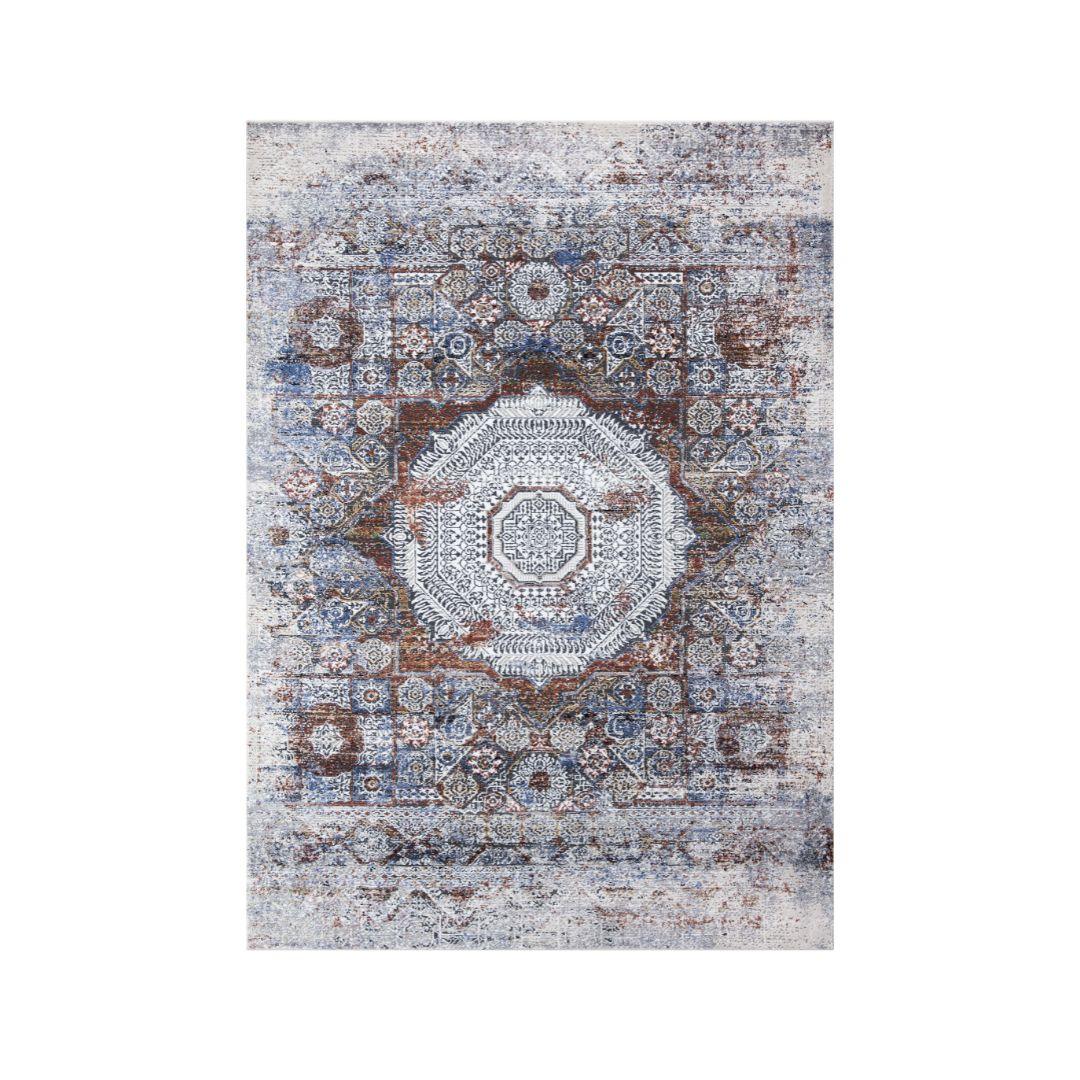Durable Area Rugs for High Traffic, Grey - DIA-27236-MUL-8X10-5.1 - Arconiz
