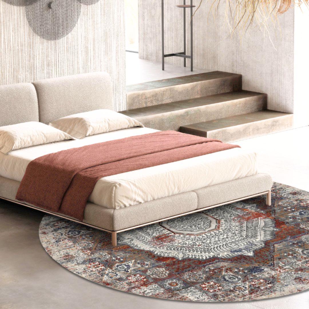 Durable Area Rugs for High Traffic, Grey - DIA-27236-MUL-5X7-5.1 - Arconiz