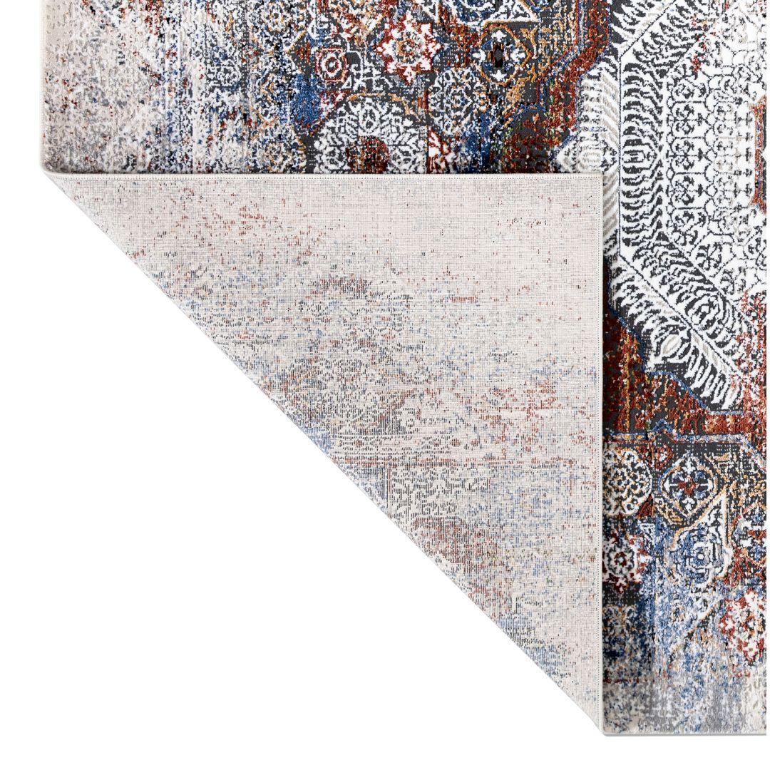 Durable Area Rugs for High Traffic, Grey - DIA-27236-MUL-5X7-5.1 - Arconiz