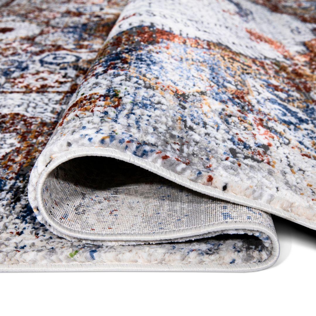 Durable Area Rugs for High Traffic, Grey - DIA-27236-MUL-5X7-5.1 - Arconiz