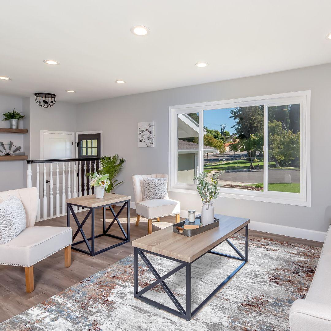 Distressed Area Rug Silver Gray ‚and Vintage with Modern Abstract Design, Durable - EME-23109-MUL-5X7-4.1 - Arconiz