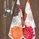 Floral Pattern Kitchen Towel - 2 Piece Set - QL-4WOH-XU19 - Arconiz