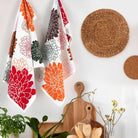 Floral Pattern Kitchen Towel - 2 Piece Set - QL-4WOH-XU19 - Arconiz