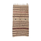 Hemp Bouquet Handwoven Vintage Hemp Rug - 01-00253 - Arconiz