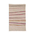 Hemp Bouquet Handwoven Vintage Hemp Rug - 01-00159 - Arconiz