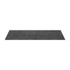 Machine Washable Solid Dark Gray Area Rug (Kid & Pet Friendly) - LOL-77010-ANT-2X6-4.4 - Arconiz