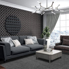 Machine Washable Solid Dark Gray Area Rug (Kid & Pet Friendly) - LOL-77010-ANT-2X6-4.4 - Arconiz