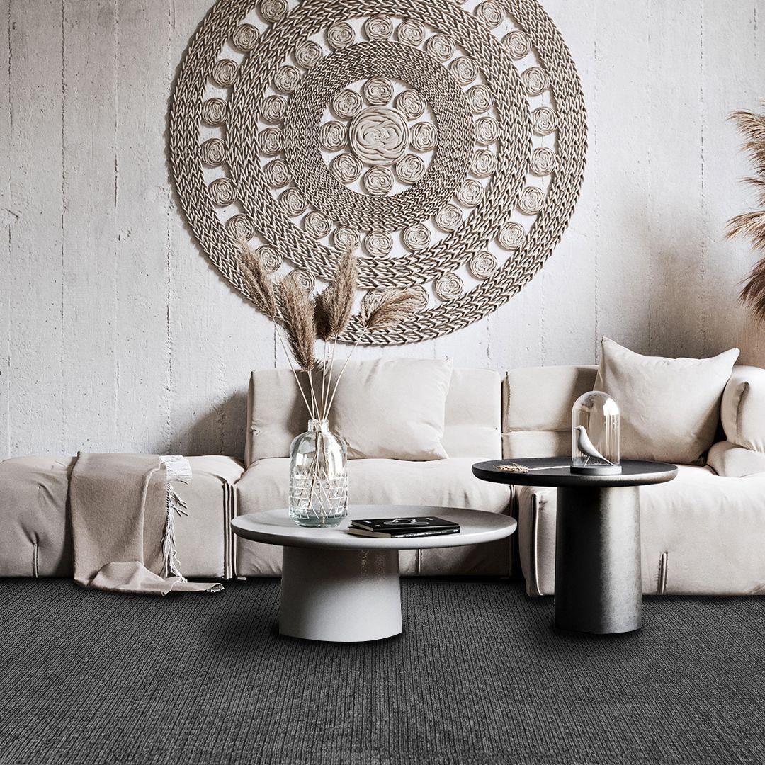 Machine Washable Solid Dark Gray Area Rug (Kid & Pet Friendly) - LOL-77010-ANT-2X6-4.4 - Arconiz