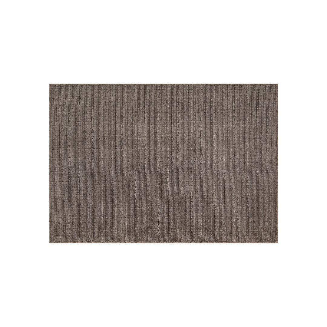 Machine Washable Area Rug, Solid Color Rectangular Rug, Taupe Brown - LOL-77021-BRO-3X5-4.4 - Arconiz