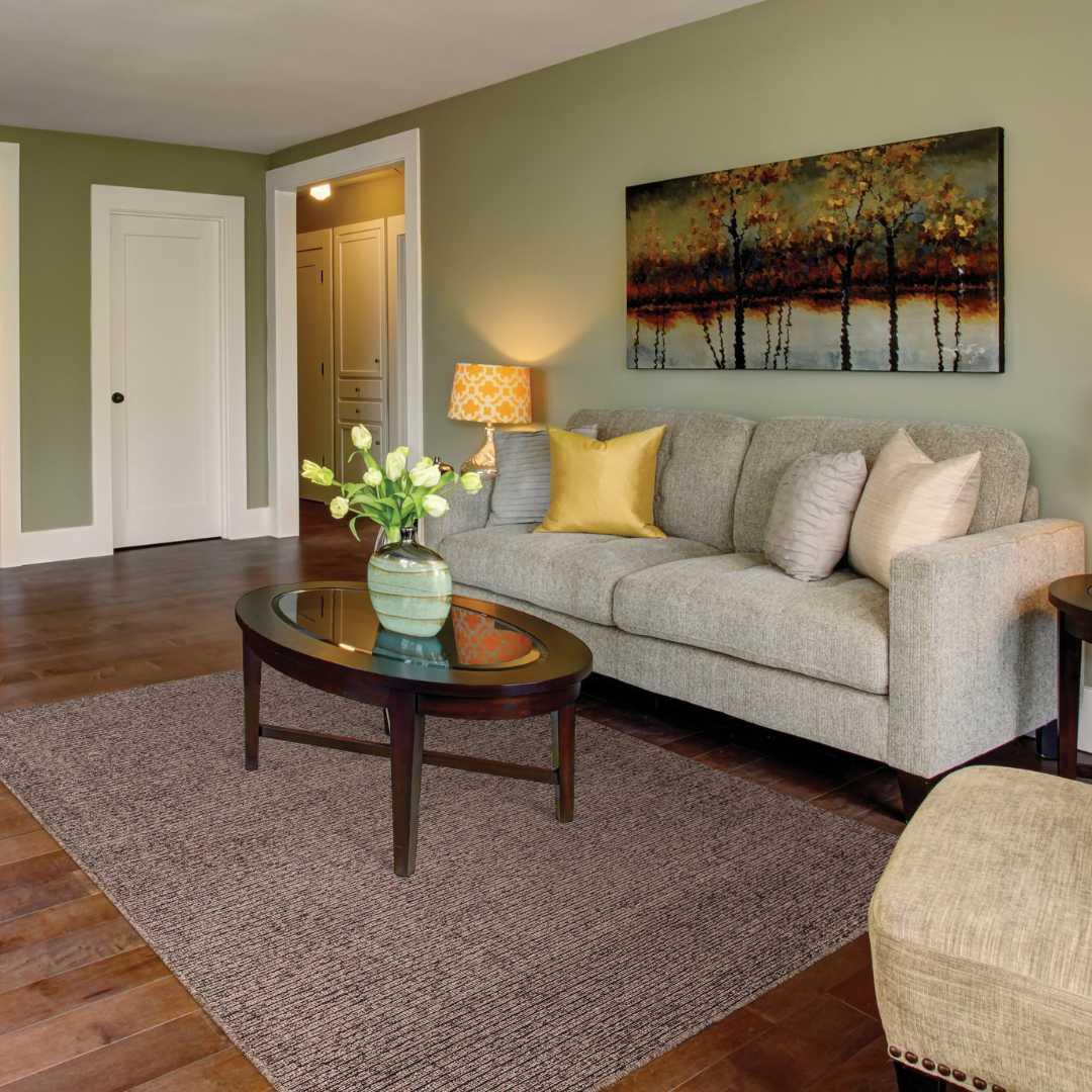 Machine Washable Area Rug, Solid Color Rectangular Rug, Taupe Brown - LOL-77021-BRO-2X6-4.4 - Arconiz