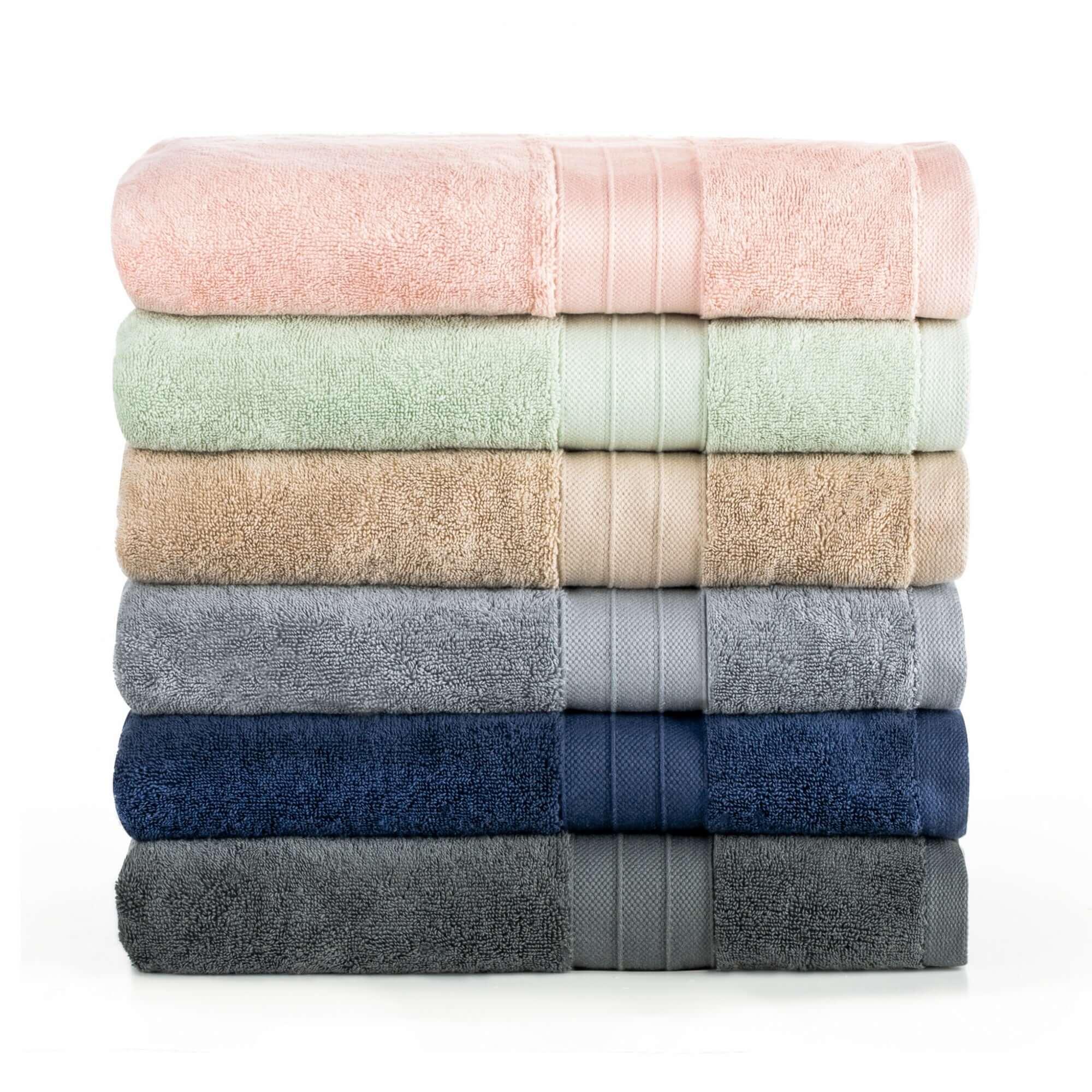 Light Grey Turkish Cotton Luxury Bath Towel - BAT-LT-LGR-30X56-1.6.1 - Arconiz