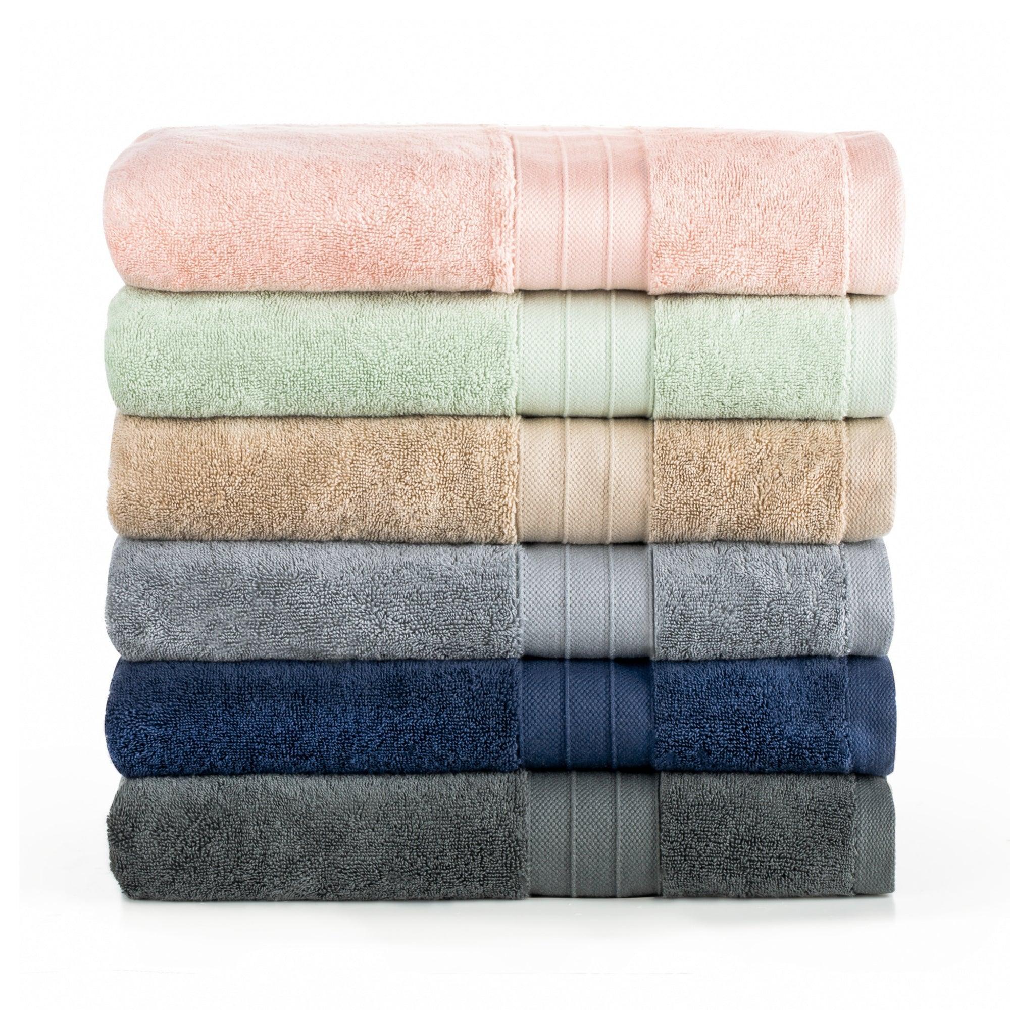 Navy Blue Turkish Cotton Luxury Bath Towel - BAT-LT-BLU-30X56-1.6.1 - Arconiz