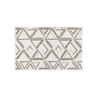 Machine Washable Reversible Area Rug, Brown and White Geometri - OPA-K5022-BRO-3X5-3.1 - Arconiz