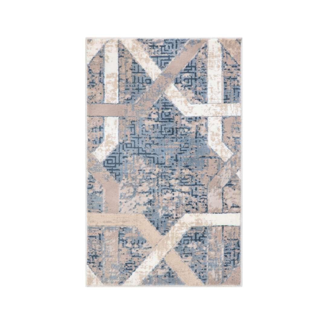 Soft High Pile Area Rug, Blue - Thick, Durable High Traffic Carpet - RUB-23301-BLU-8X10-5.1 - Arconiz