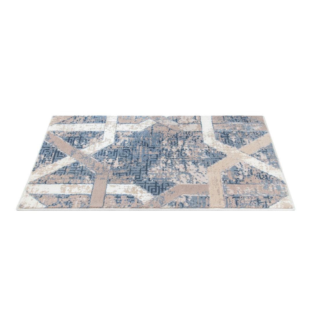 Soft High Pile Area Rug, Blue - Thick, Durable High Traffic Carpet - RUB-23301-BLU-2X3-5.1 - Arconiz