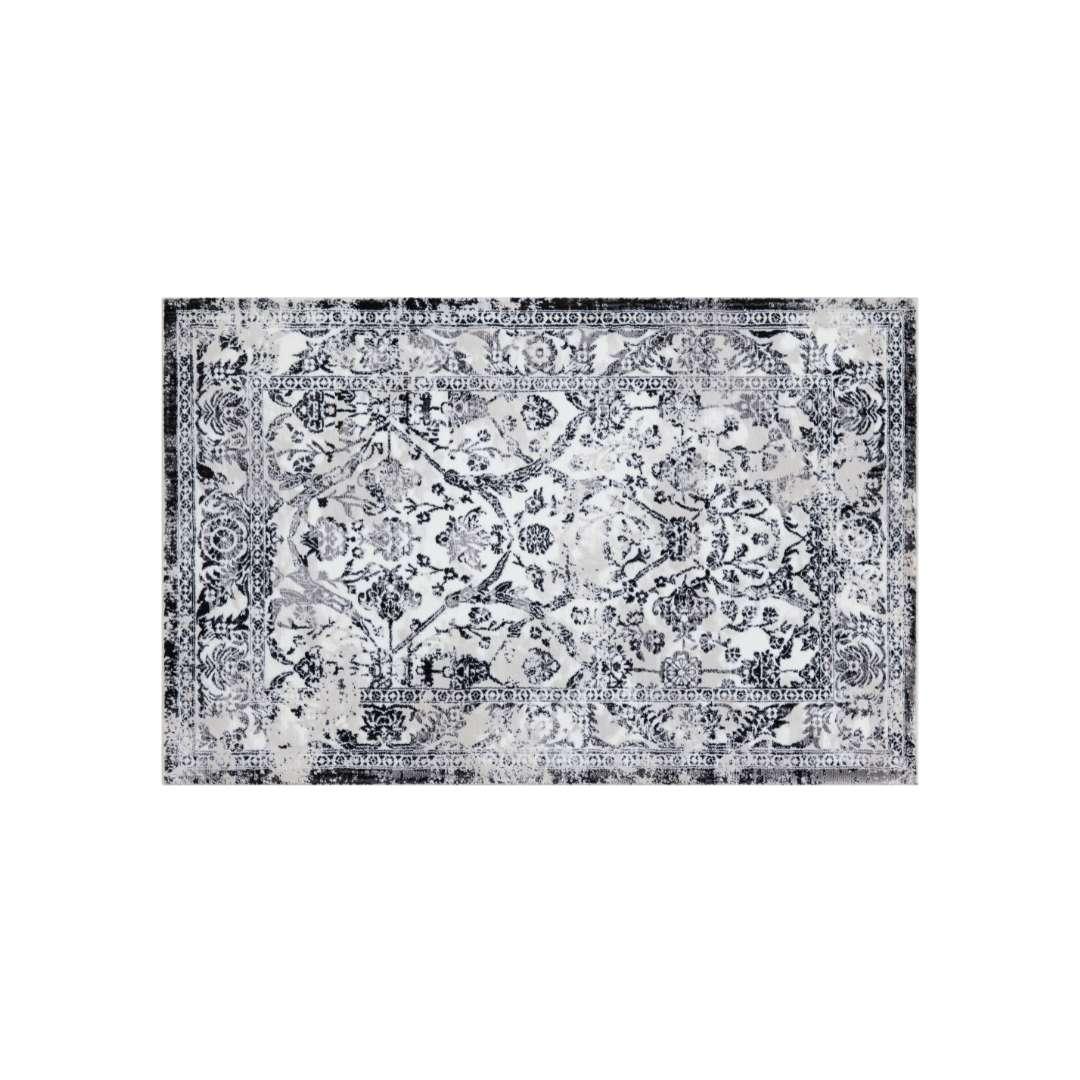 Modern Abstract Area Rug - Beige, Gray, Taupe, Off-white - RUB-27109-CRE-3X5-5.1 - Arconiz