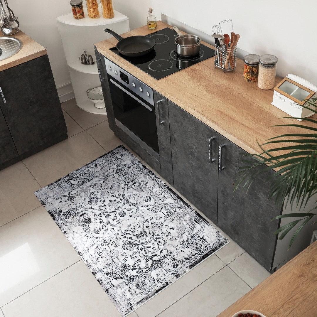 Modern Abstract Area Rug - Beige, Gray, Taupe, Off-white - RUB-27109-CRE-3X5-5.1 - Arconiz